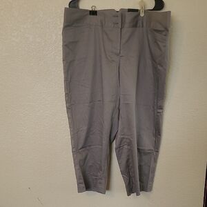 Lane Bryant Women's Gray Capris